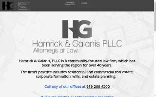 Hamrick & Galanis, PLLC website