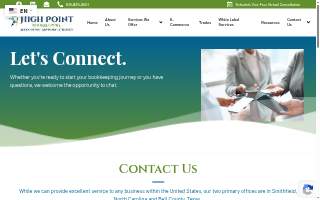 High Point Bookkeeping website