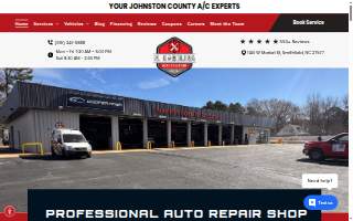 North Carolina Auto Solutions website
