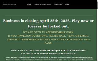 Ready Set Escape website