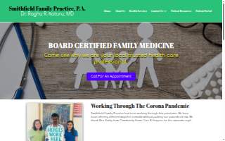 Smithfield Family Practice website