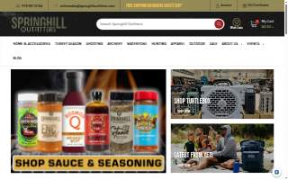 Springhill Outfitters website