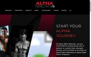 Alpha Male Wellness & Therapy website