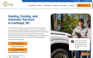Carolina Air website