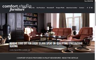 Comfort Studio of Southern Pines website
