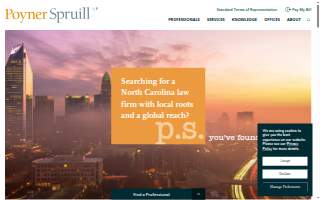 Poyner & Spruill website