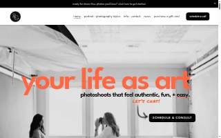 Rachel Garrison Photography website