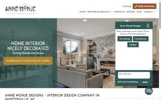 Anne Monje Designs website