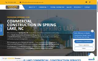 Hardin Construction & Investment Group, Inc. website