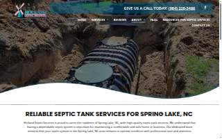 Holland Septic Services website
