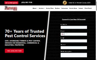 Holloman Exterminators website
