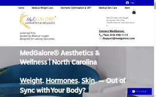 Meditation and Aesthetics & Wellness - Weight Loss, HRT, Skin Care website