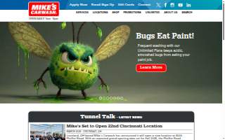 Mikes Car Cleaning website