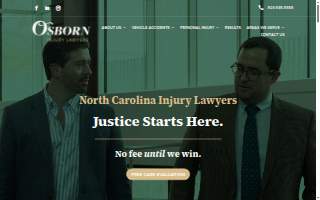 Osborn Injury Lawyers of Spring Lake website