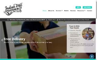 Indian Trail Pharmacy website