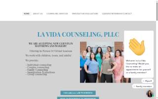 La Vida Counseling PLLC website