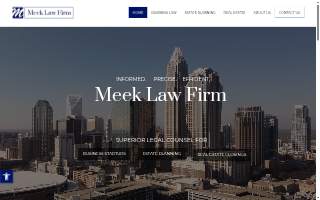 Meek Law Firm of Stallings website