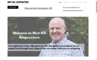 Mint Hill Acupuncture website