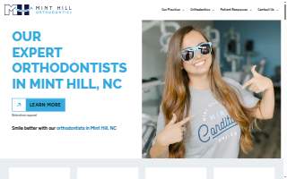 Mint Hill Orthodontics of Stallings website