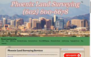 Phoenix Land Surveying, Inc. of Stallings website