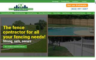 QC Fence Contractors of Stallings website