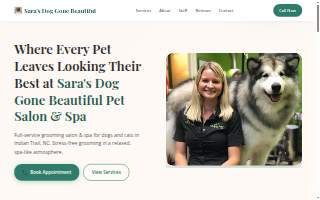 Sara's Dog Gone Beautiful Pet Salon & Spa of Stallings website
