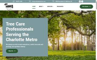 South Charlotte Tree Service of Stallings website