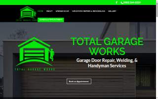 Total Garage Works of Stallings website