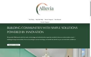 Alluvia HOA Management website