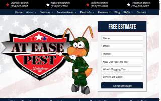 At Ease Pest Solutions, LLC website