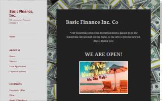 Basic Finance, Inc. website