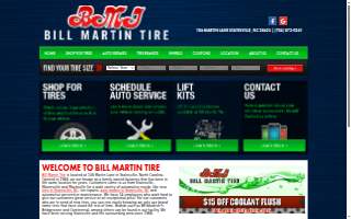 Bill Martin Tire website