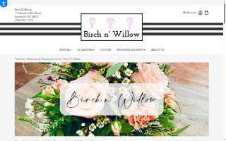 Birch n' Willow Wedding and Event Flowers website