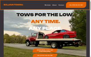 Bullrun Towing website