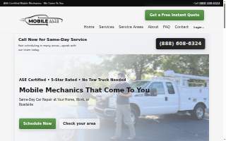 Mobile Auto Repair website