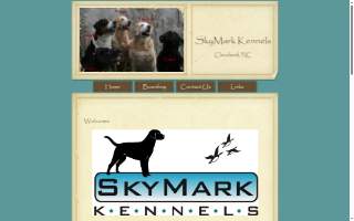 SkyMark Kennels website