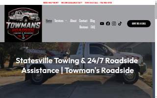 Towmans Roadside website