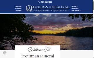 Troutman Funeral Home website