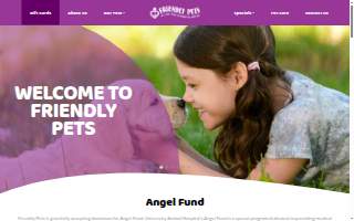 Friendly Pets website