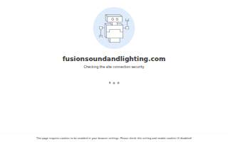 Fusion Sound and Lighting of Summerfield website