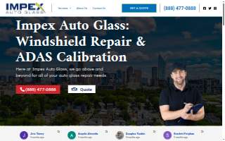 Impex Auto Glass website