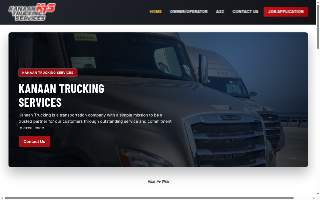 Kanaan Trucking Service LLC website