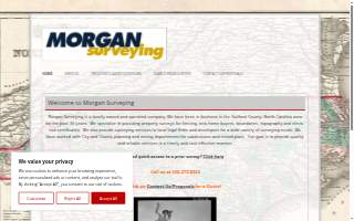 Morgan Surveying, Inc. of Summerfield website