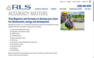 Regional Land Surveyors of Summerfield website