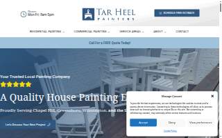Tar Heel Painters website