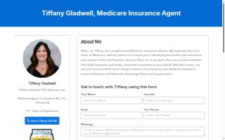 Tiffany Gladwell TCG Insurance website