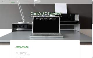 ChrisFixMyPC website