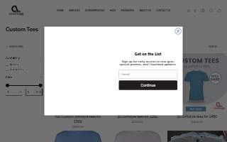 Coastland Print Co website