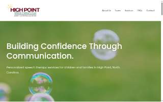 High Point Speech Therapy of Thomasville website
