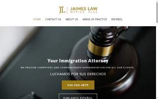 Jaimes Law Office, PLLC of Thomasville website